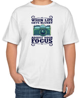 White Cotton T-Shirt with Motivational Quote | Unisex | Sizes S, M, L