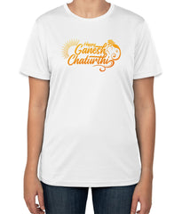 White Cotton T-Shirt with 'Happy Ganesh Chaturthi' Text | Sizes S, M, L