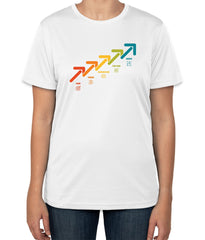 White Cotton T-Shirt with Leadership Motto | Sizes S, M, L