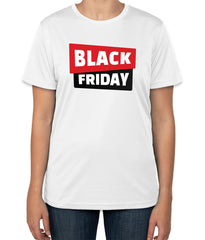 Black Friday Cotton T-Shirt | Seasonal Shopping Apparel | Sizes S, M, L