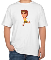 White Cotton Couple Workout T-Shirts | Half Sleeve | Sizes S, M, L